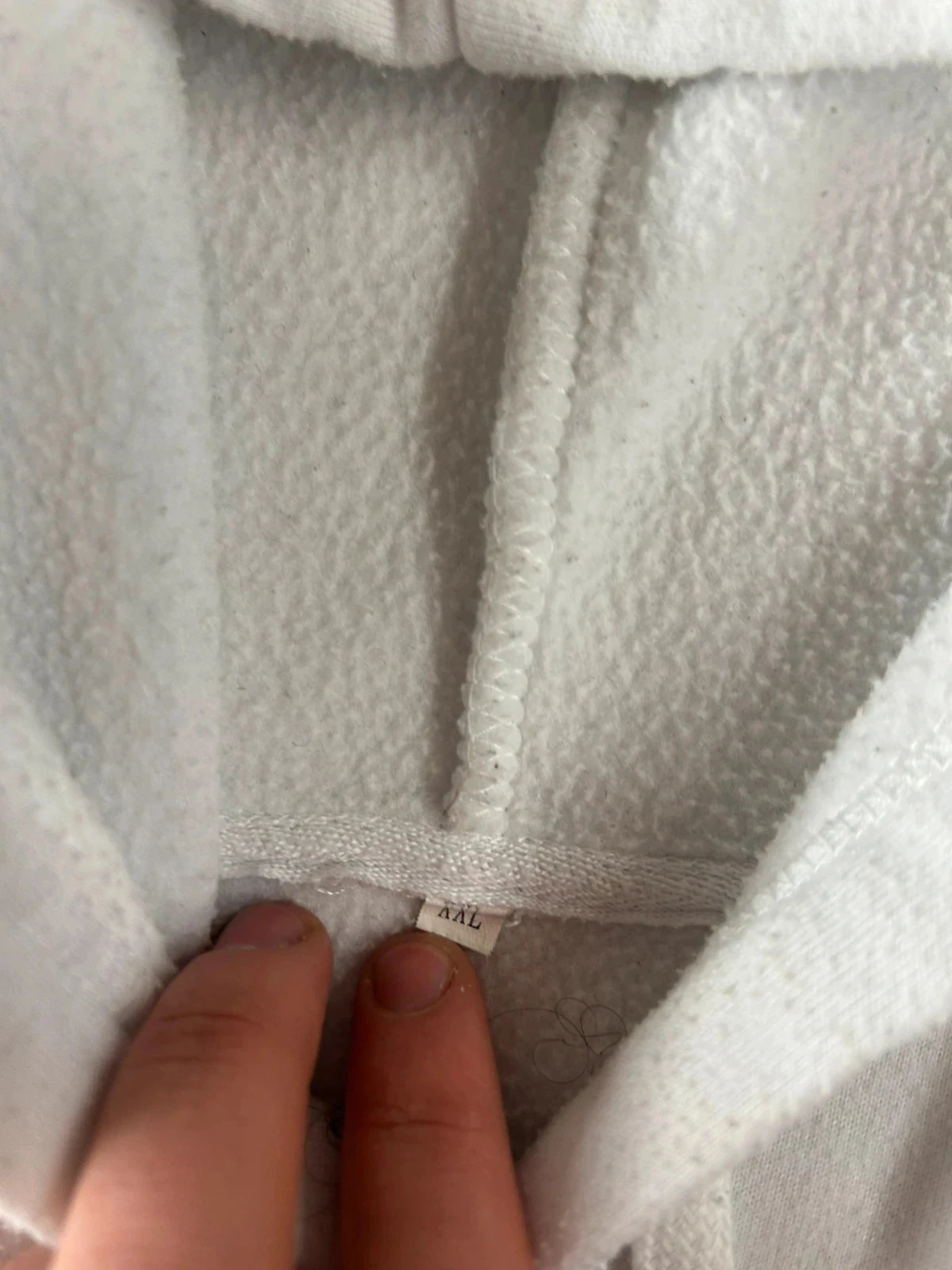 Vintage white hoodie – photo 6